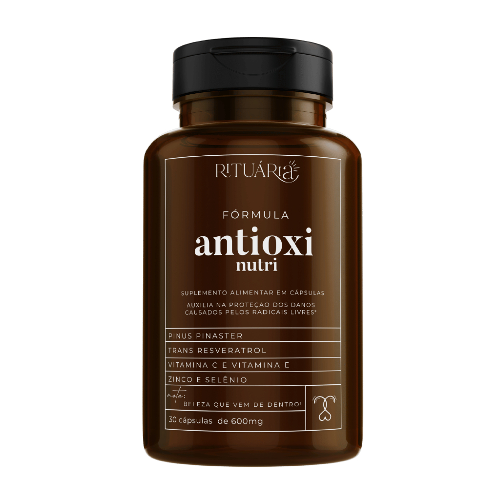 Fórmula Antioxi Nutri Rituária 30 Cáps Suplemento Pinus Pinaster Manchas Melasma Protetor Solar Oral