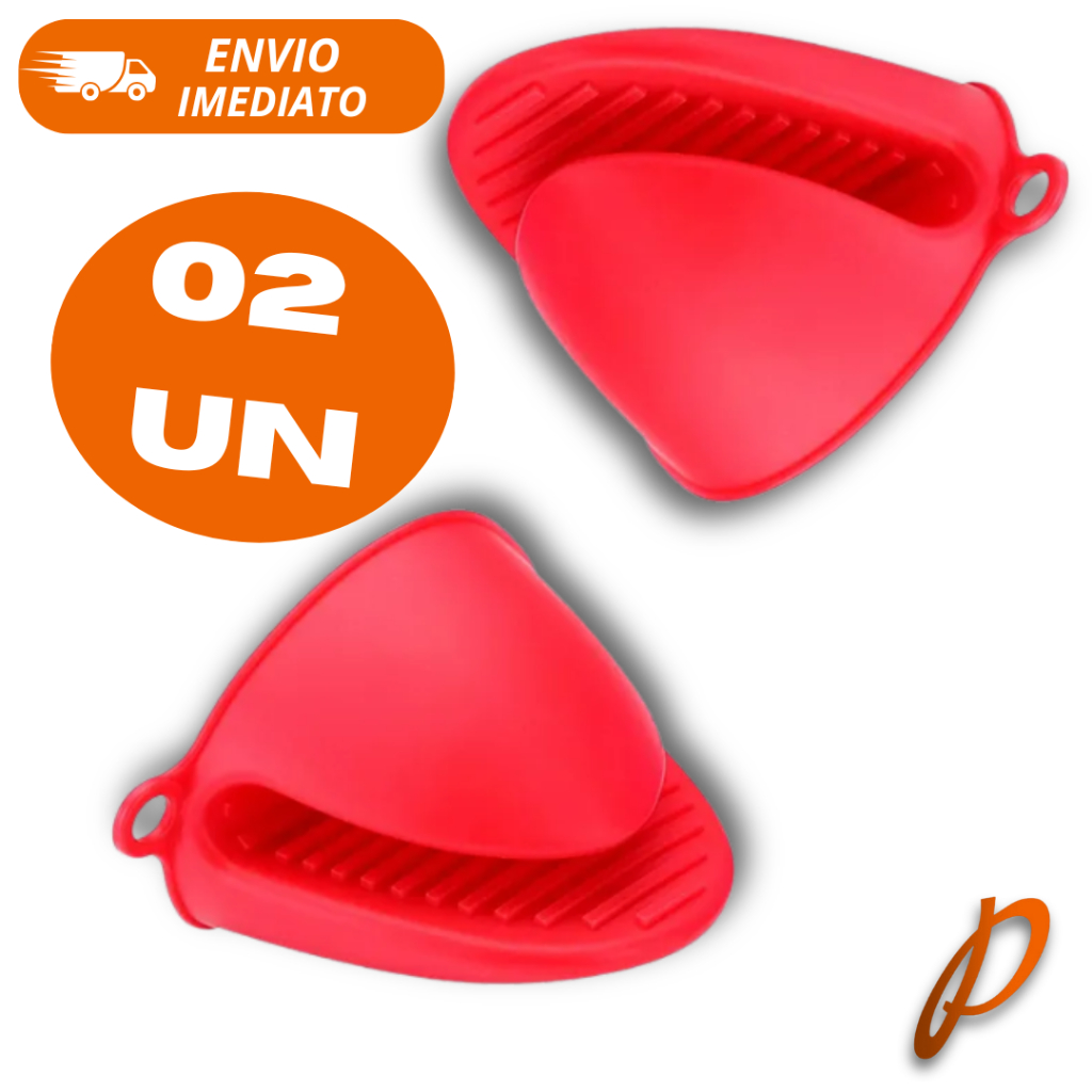 Par de Luvas Térmicas de Silicone – Proteção até 230°C, Bico de Pato com Alça Prática em Oferta na Shopee