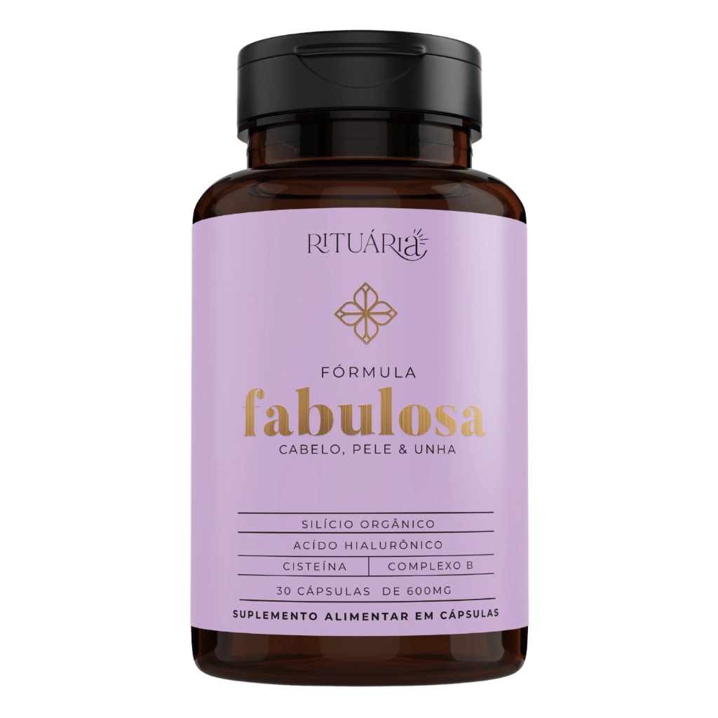 Fórmula Fabulosa Rituária 30 cápsulas Suplemento para Cabelo Pele Unha