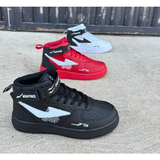 KIT 3 PARES TENIS BOTINHA FITNESS WEAR UNISSEX