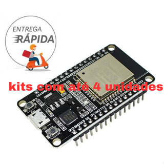 Placa Esp32 Wifi / Bluetooth 30/38 Pinos soldados em Oferta na Shopee