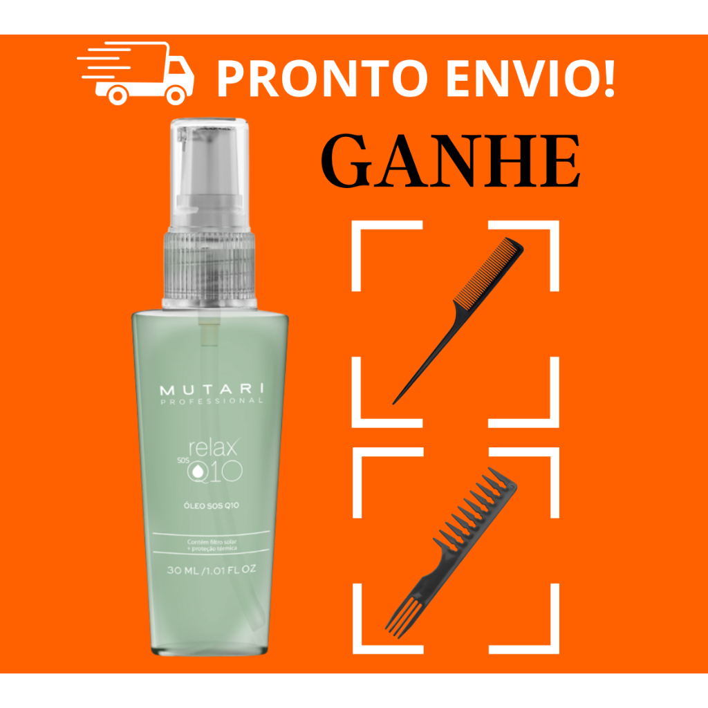 Óleo Capilar Relax SOS 30ml - Mutari