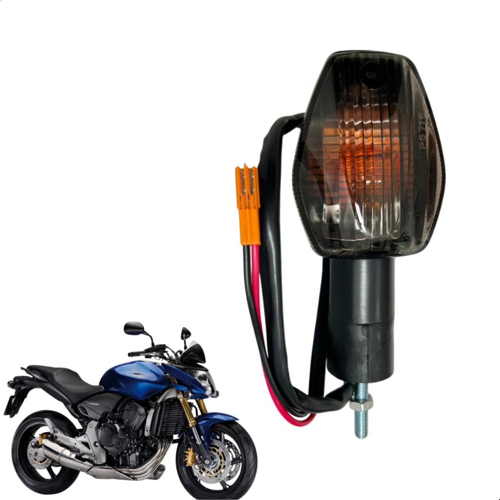 Seta Pisca Para CBR 600 Hornet 09 14 Com Conector Embus em Oferta na Shopee