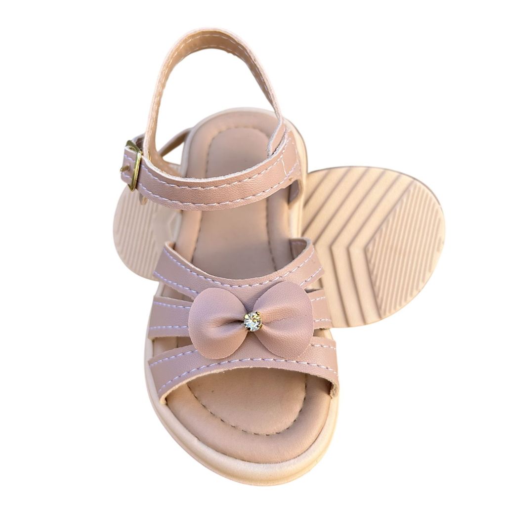 Sandália Infantil Menina Luxo Bebe Confortável Leve Antiderrapante Detalhe Borboleta Lacinho Festa Tendencia em Oferta na Shopee