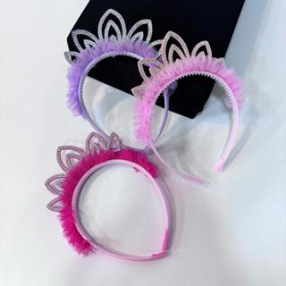 Kit com 3 Tiaras Arco Infantil Menina Princesa Acessórios Cabelo em Oferta na Shopee