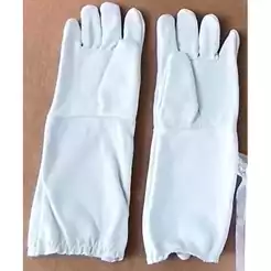 Luvas Apicultura Vaqueta Cano Longo Com Elastico