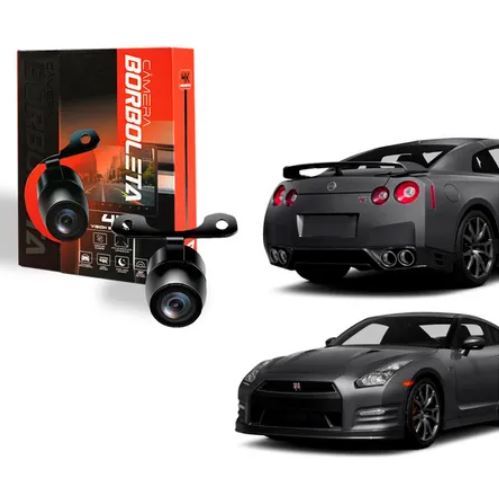 Câmera Ré Ou Frontal Automotiva Borboleta 4k Visão 180º Jr8