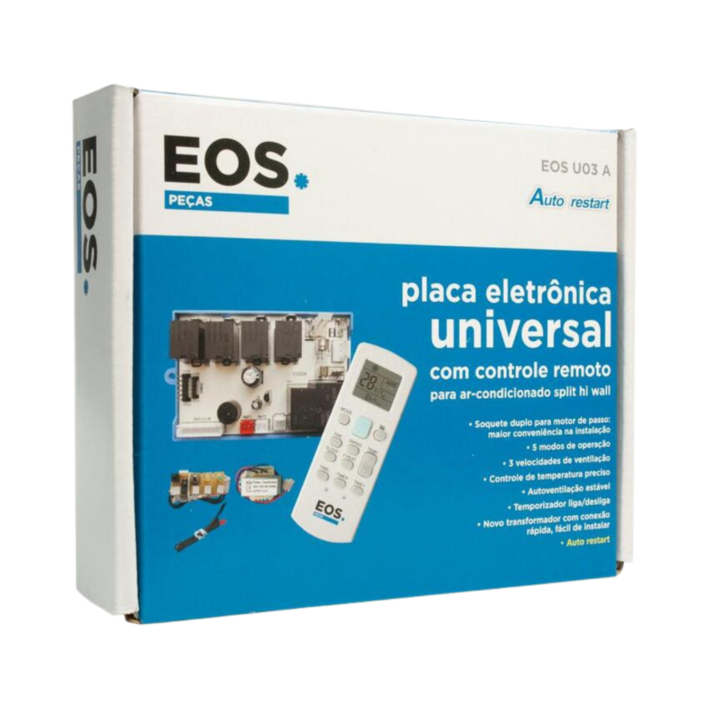 Placa Universal Ar Condicionado Split Hi Wall 220v Controle Eos em Oferta na Shopee