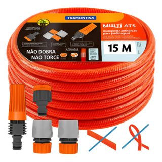 Mangueira Tramontina Multi Ats 15m Jardim Antitorção Esguicho Casa em Oferta na Shopee