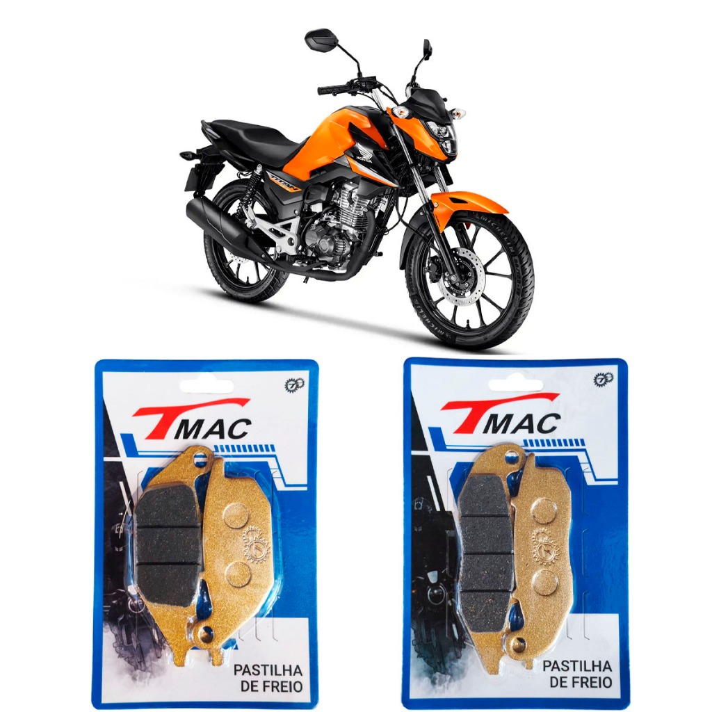Kit Pastilha Freio Honda Titan 160 2025 2026 2027 2028... em Oferta na Shopee