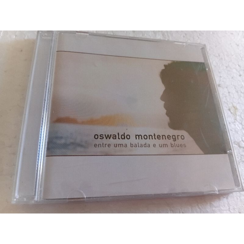CD Oswaldo Montenegro entre uma balada e um blues autografado ótimo estado mídia e capa