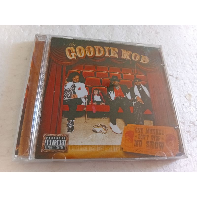 CD goodie mob one monkey Don't stop no show bom estado mídia e capa