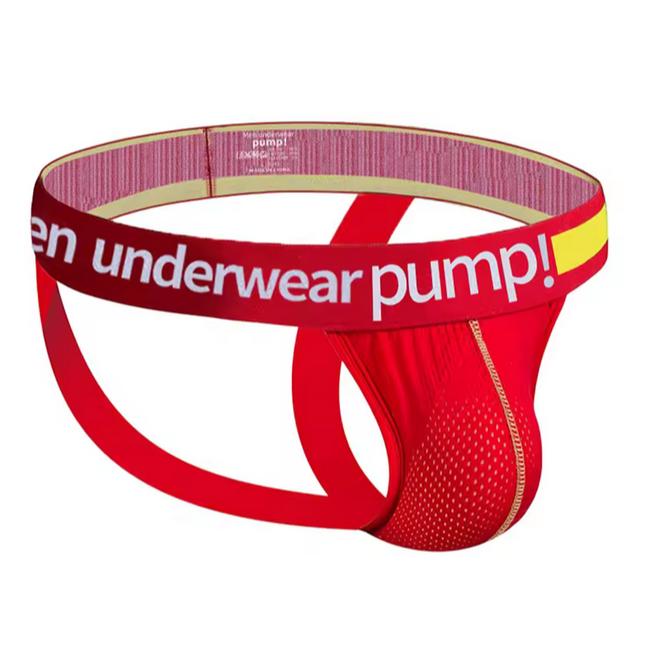 Cueca Jockstrap Pump Vermelha - Modelo Flash - H115