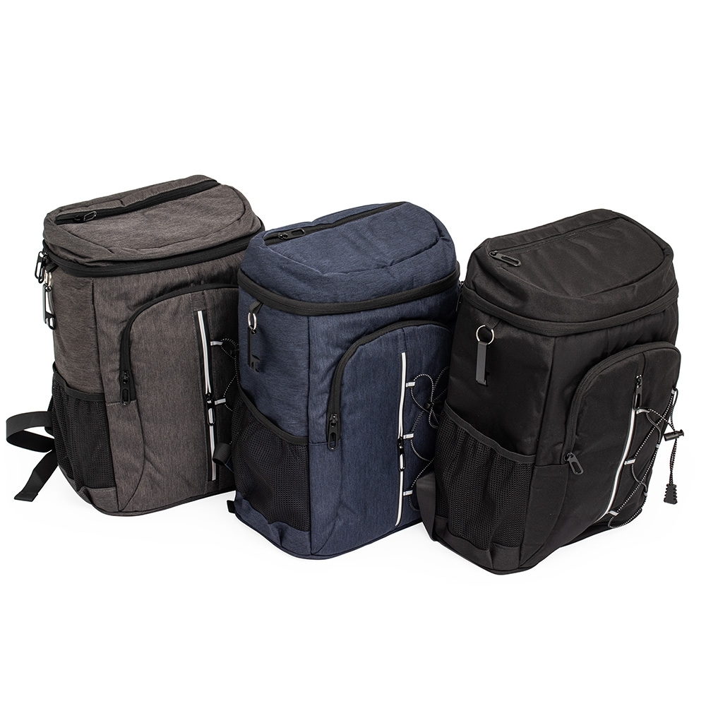 Bolsa Térmica 32L Estilo Mochila com Alça Costal, Bolsos Frontal e Lateral