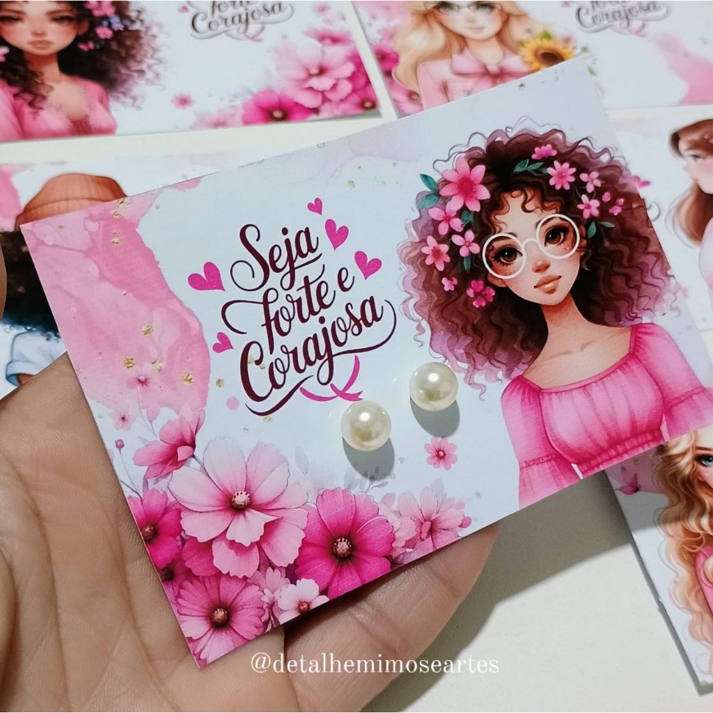 kit 100 pares brinco + tag mimo cliente Lembrancinha/ casamento/aniversário em Oferta na Shopee