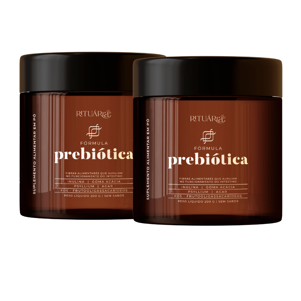 Kit 2x Fórmula Prebiótica Rituária 200g Suplemento Fibras Alimentares