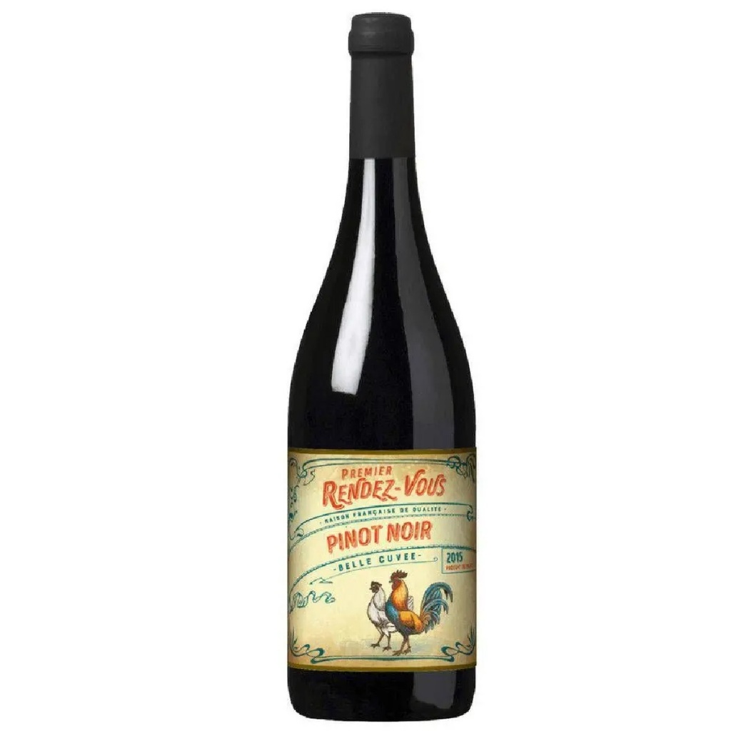 Vinho Francês Premier Rendez Vous Pinot Noir 750ml em Oferta na Shopee