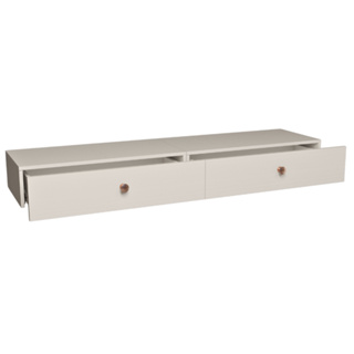 Penteadeira Dupla Suspensa GGaveta Mdf 140 Multifuncional Br em Oferta na Shopee