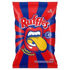 Kit 5 Salgadinho Petisco Batata Ruffles 68 gr Elma Chips Lanchinho
