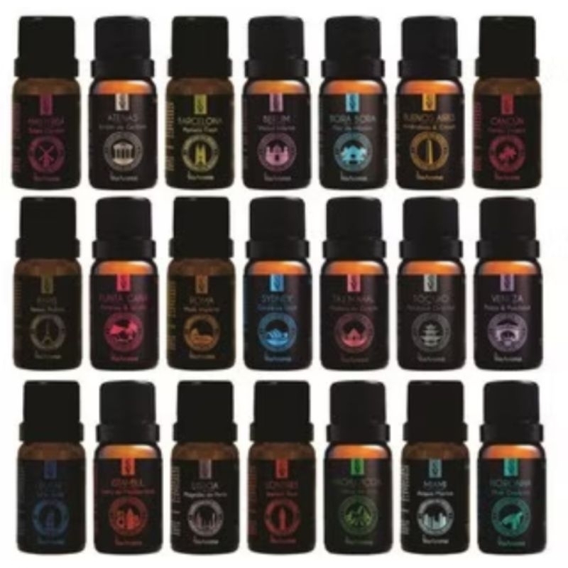 Essência 10ml Via Aroma Linha Mundo Para Aromatizador e Difusor Elétrico Escolha o Seu