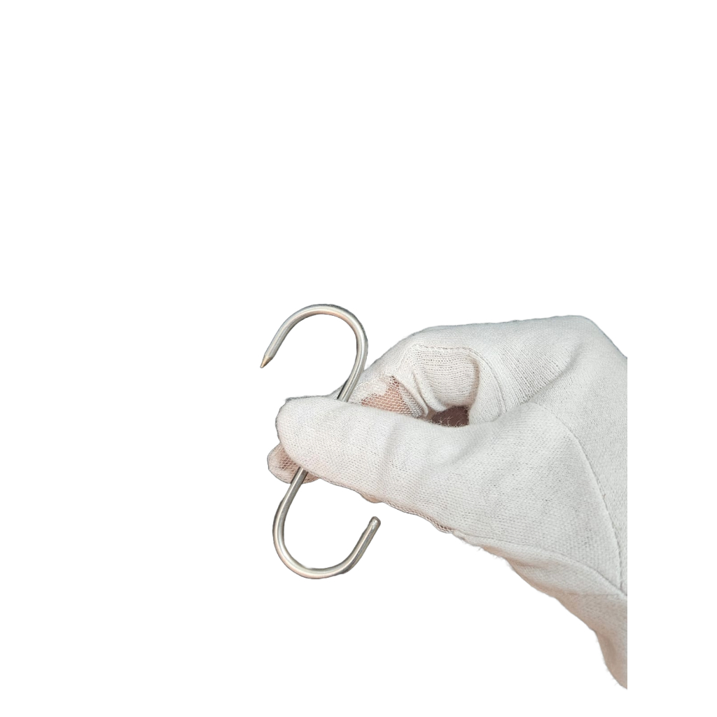 Gancho 7cm Aço Inox multiuso plantas Cozinha Para Barra Utensilios Roupa GANCHEIRA CARNE