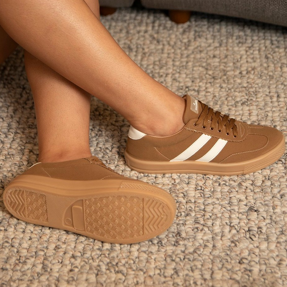 Tênis Casual Feminino Tendência Versátil Estiloso Moderno Confortável Elegante
