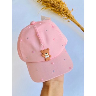 Boné infantil / Boné Infantil personalizado / Boné Infantil de Urso / Boné aplicação Ursinho