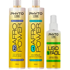 Kit Selagem Orgânica Sem formol + Protetor Térmico Afro Liss
