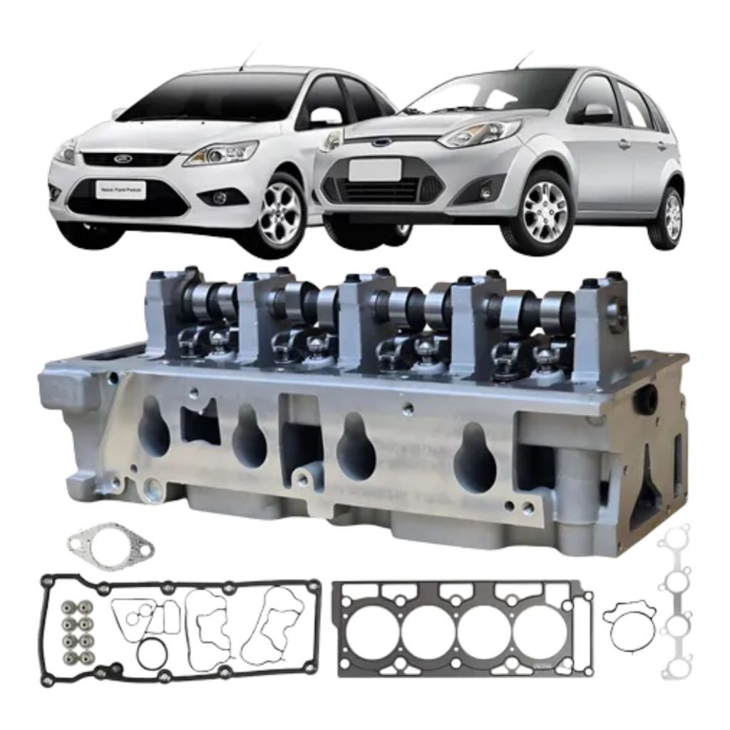 Cabeçote Montado Assentado Para Ford Zetec Rocam 1.6 Novo em Oferta na Shopee