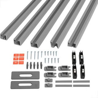 Kit Pia Estrutura Perfil Porcelanato Vidro Gabinete 1,00 X 1,20m Fosco em Oferta na Shopee