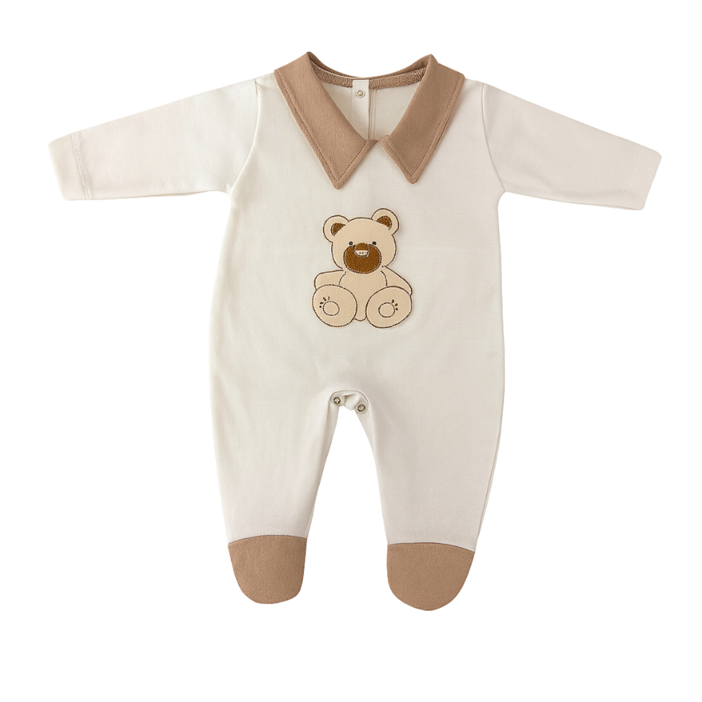 Macacão Infantil Roupa para Bebê Menino Saída Maternidade Malha Algodão em Oferta na Shopee