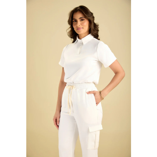 Scrub Feminino Viviane - Conjunto Feminino - Calça e Blusa em Oferta na Shopee