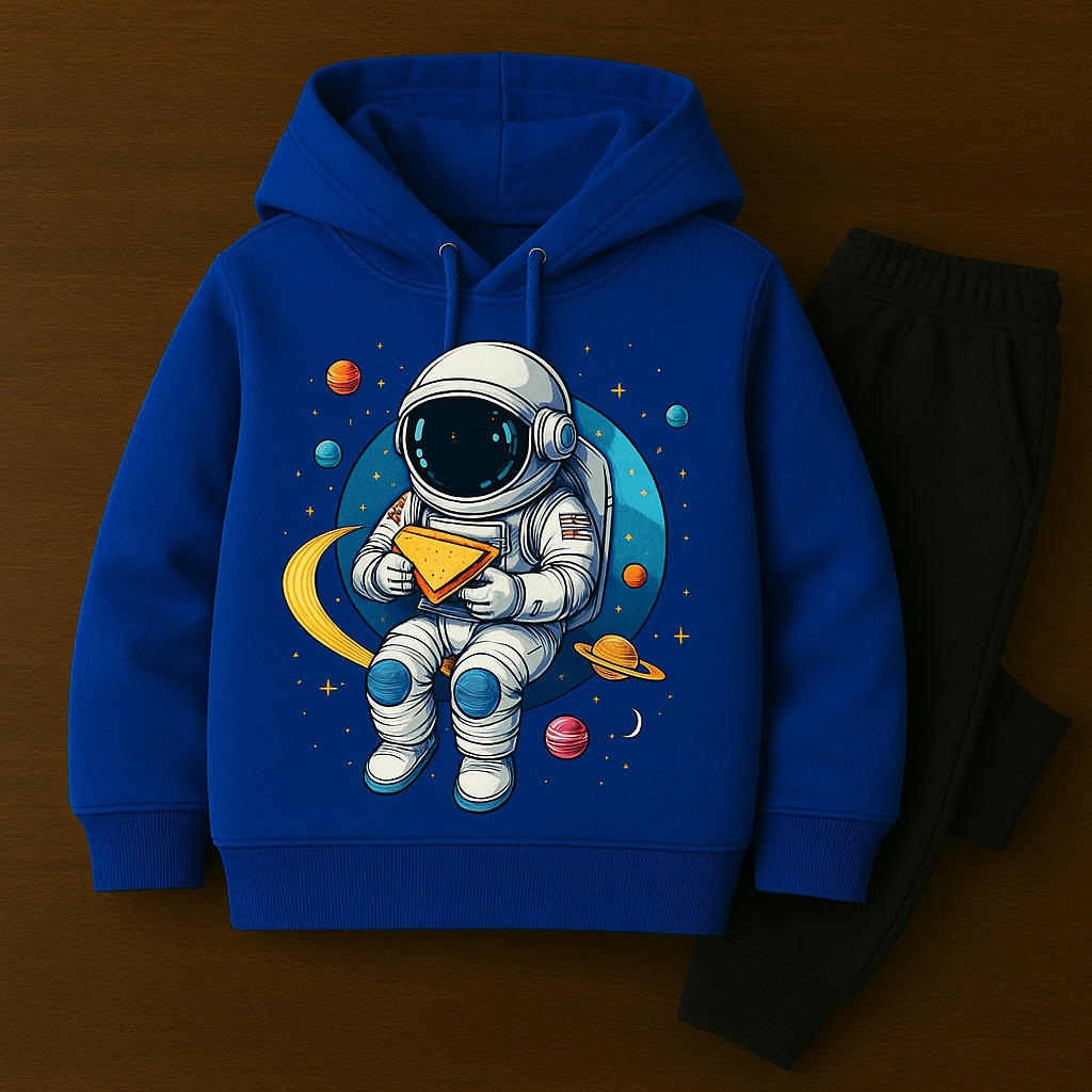 Conjunto Infantil Canguru Moletom Flanelado Astronauta Várias Cores LaConcept Premium em Oferta na Shopee