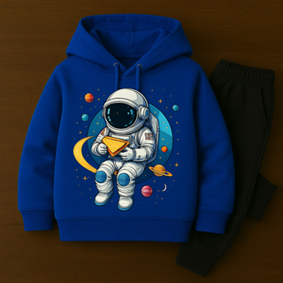 Conjunto Infantil Canguru Moletom Flanelado Astronauta Várias Cores LaConcept Premium em Oferta na Shopee