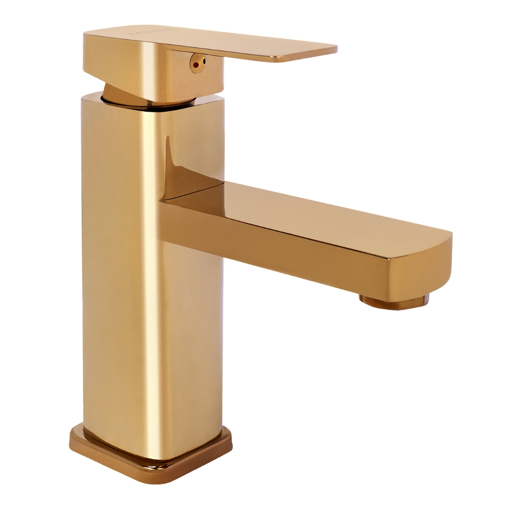 Torneira Acqua Metais Quadra 2026 Dourada Banheiro em Oferta na Shopee