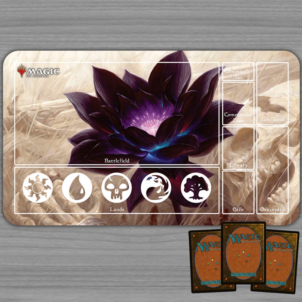 PLAYMAT MAGIC TCG - BLACK LOTUS em Oferta na Shopee