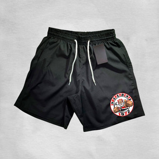 Bermuda Masculina Shorts Tactel Grosso Tricolor Independente Futebol Time Campeão