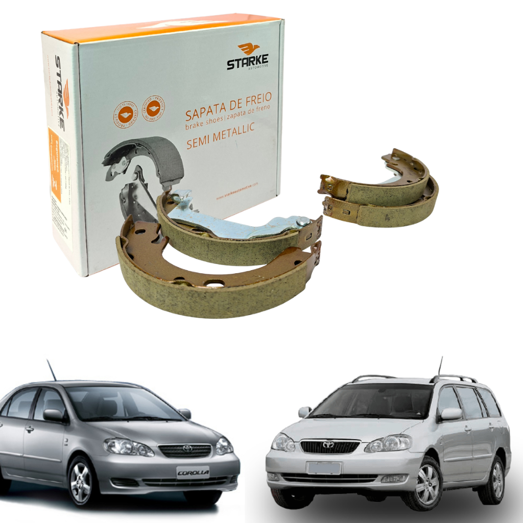 Sapata Lona De Freio Corolla Fielder 1.8 16V 2003 A 2008 em Oferta na Shopee