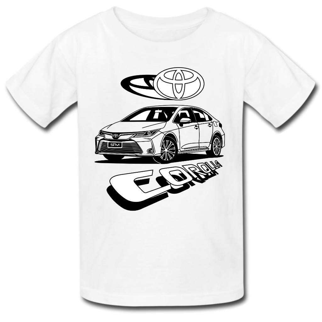 TOYOTA COROLLA/camisetasmasculinas/carros/vintage/unissex/caminhão/estrada