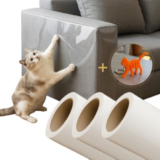 Kit 3 Protetor Sofá Adesivo Gatos Anti-arranhão Arranhador Transparente 30x300cm + BRINDE em Oferta na Shopee