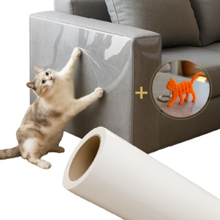 Protetor De Sofá Móveis Adesivo Gatos Pets Anti-arranhão Arranhador Transparente 30X300cm + BRINDE em Oferta na Shopee
