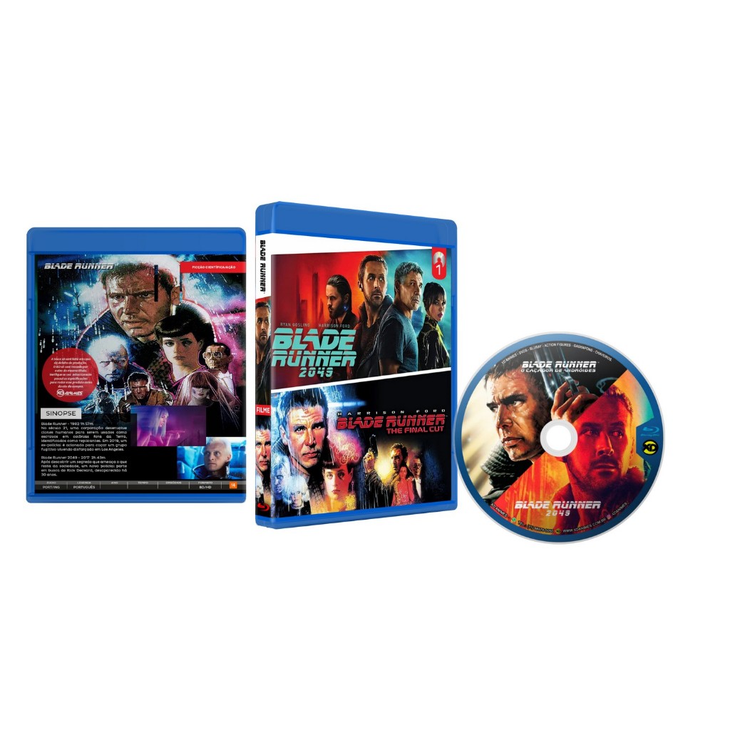 Bluray Blade Runner (1982) + Blade Runner 2049 (2017) Dual Áudio Fullhd