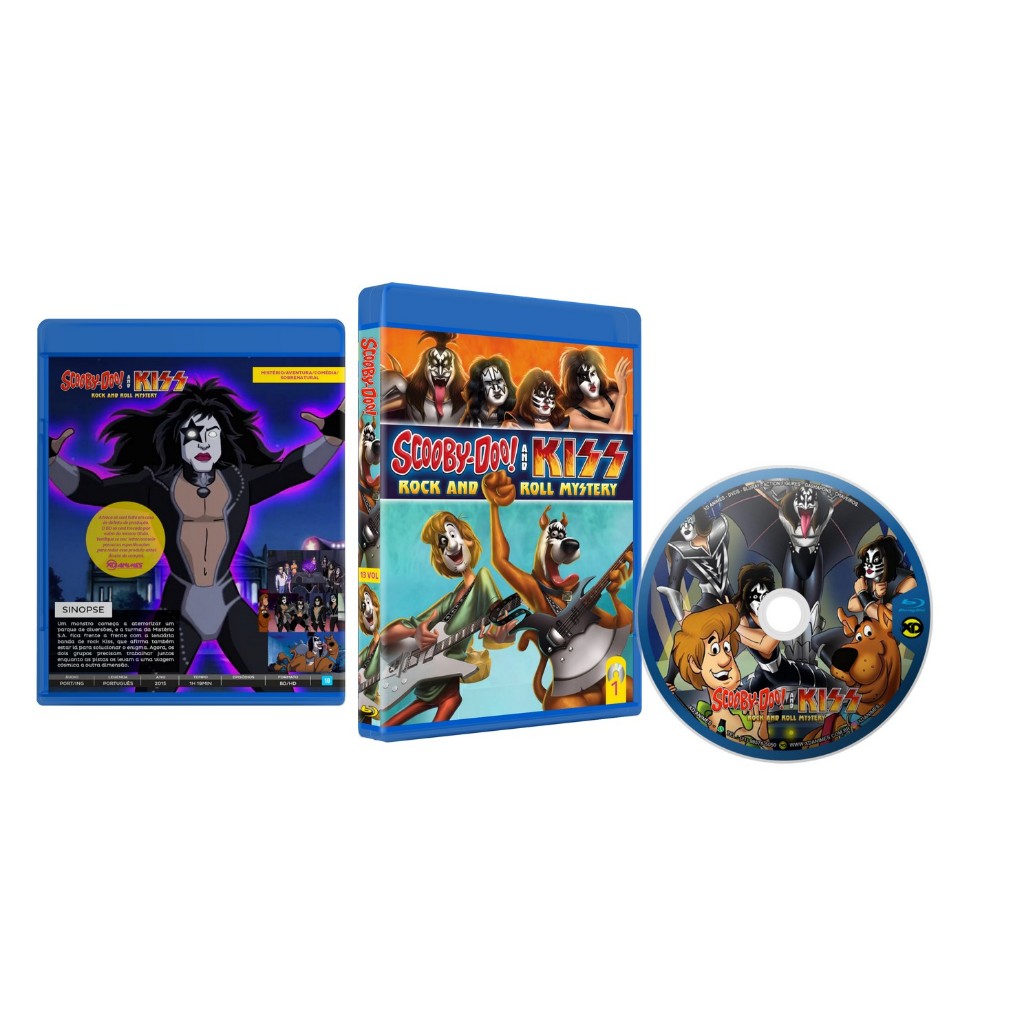 Bluray Scooby Doo E Kiss: Mistério Do Rock N Roll (2015)