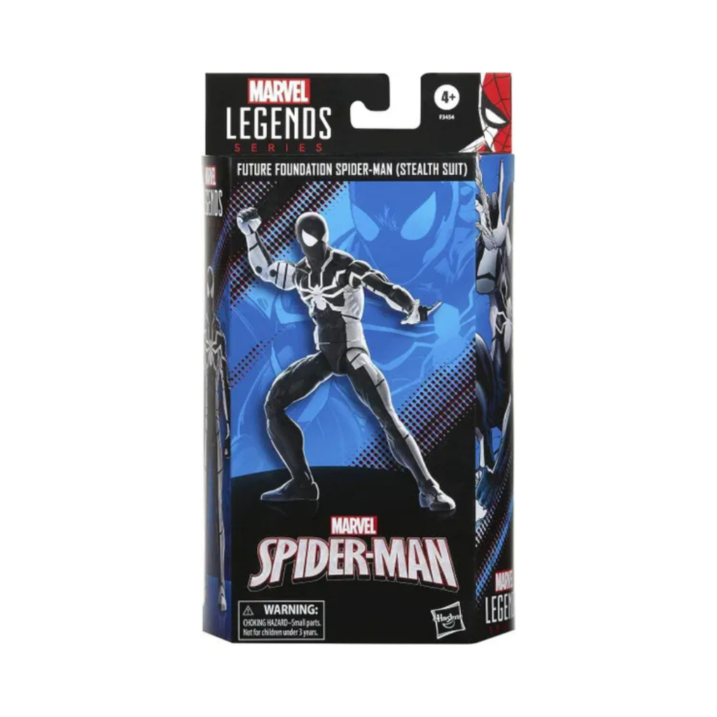 Marvel Legends Series Spider-Man Boneco Articulado Future Foundation Spider-Man (Stealth Suit) 15cm - Hasbro F3454