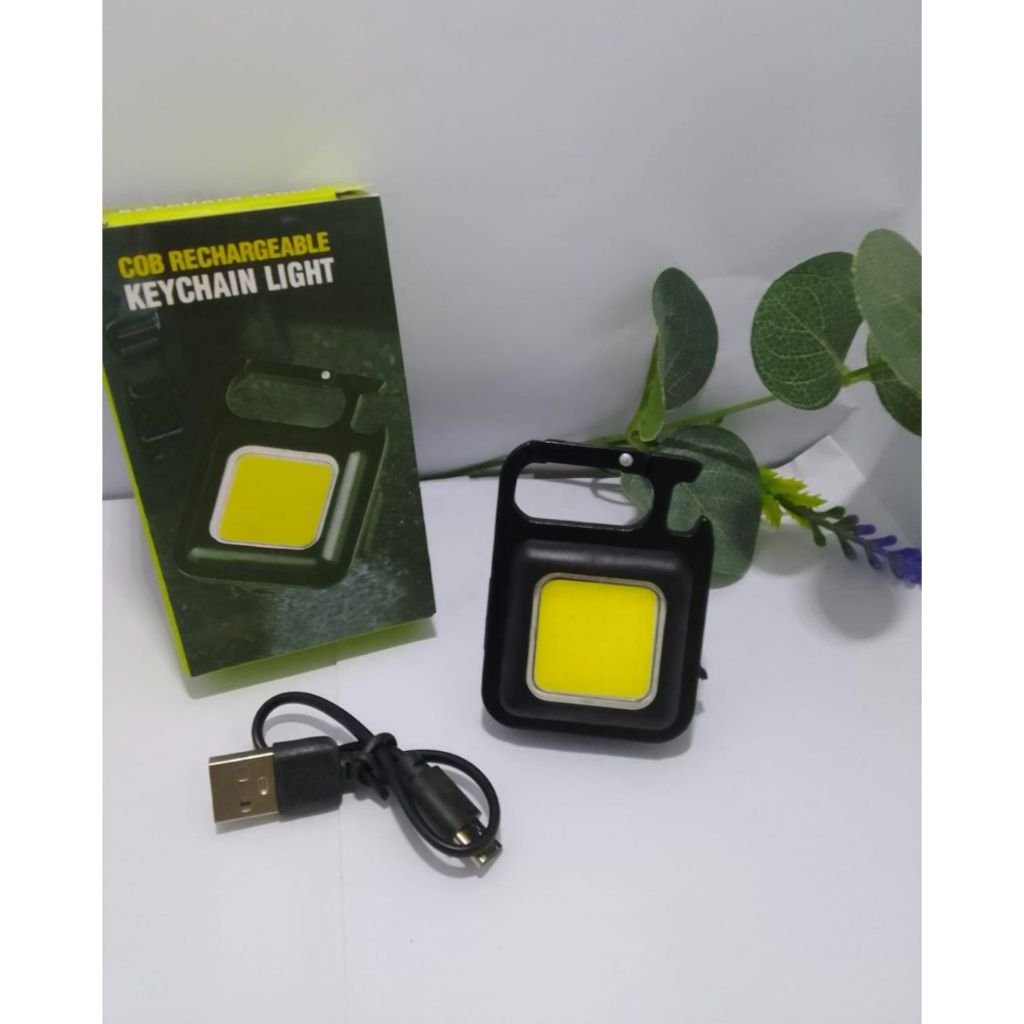 Mini Lanterna - Led Portátil/USB Recarregável Iluminação ajustável 3 Modos De Luz Lanterna Chaveiro