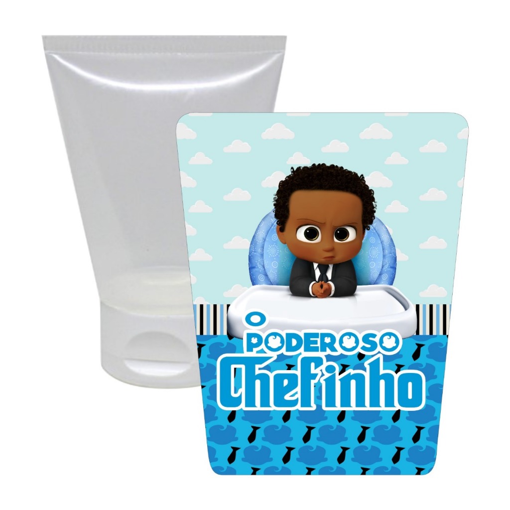 Bisnaga 30ml + Adesivo Poderoso CACHEADO VÁRIAS CORES - Lembrancinha Festa Brigadeiro Álcool Gel