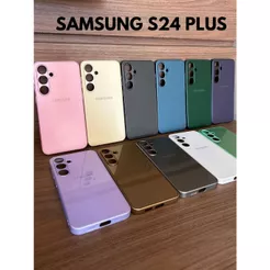 Capa Luxo Samsung Galaxy S24 Plus | Interior Macio + Proteção Extra para Câmera