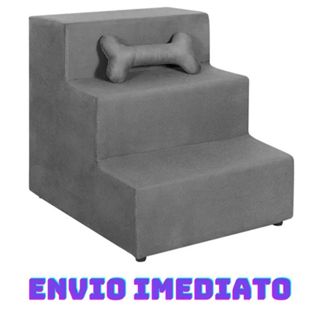 ENVIO IMEDIATO - Escada luxo Para Cachorro Gato Pet 3 Degraus em Oferta na Shopee