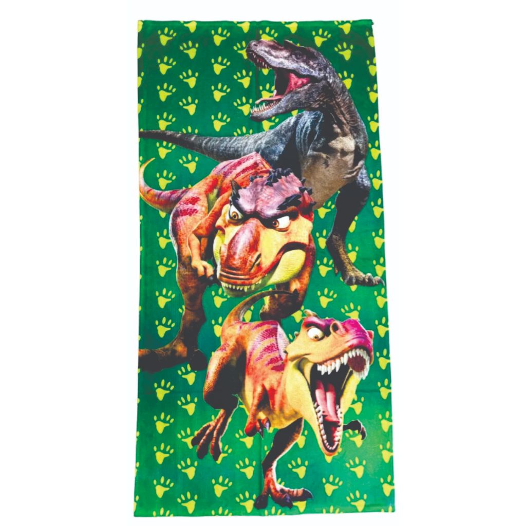 Toalha Infantil Banho Praia Algodão Grande Dinossauros em Oferta na Shopee