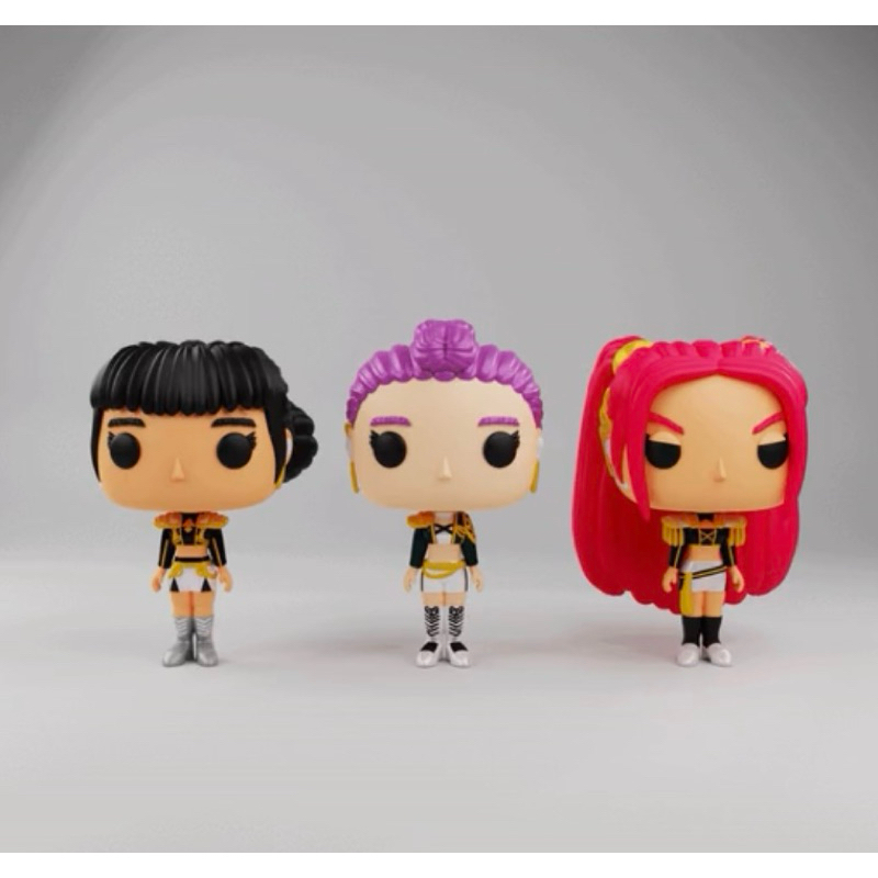 Bonecas Guerreiras do K-Pop | Action Figure Estilo Funko Pop | Impressão 3D